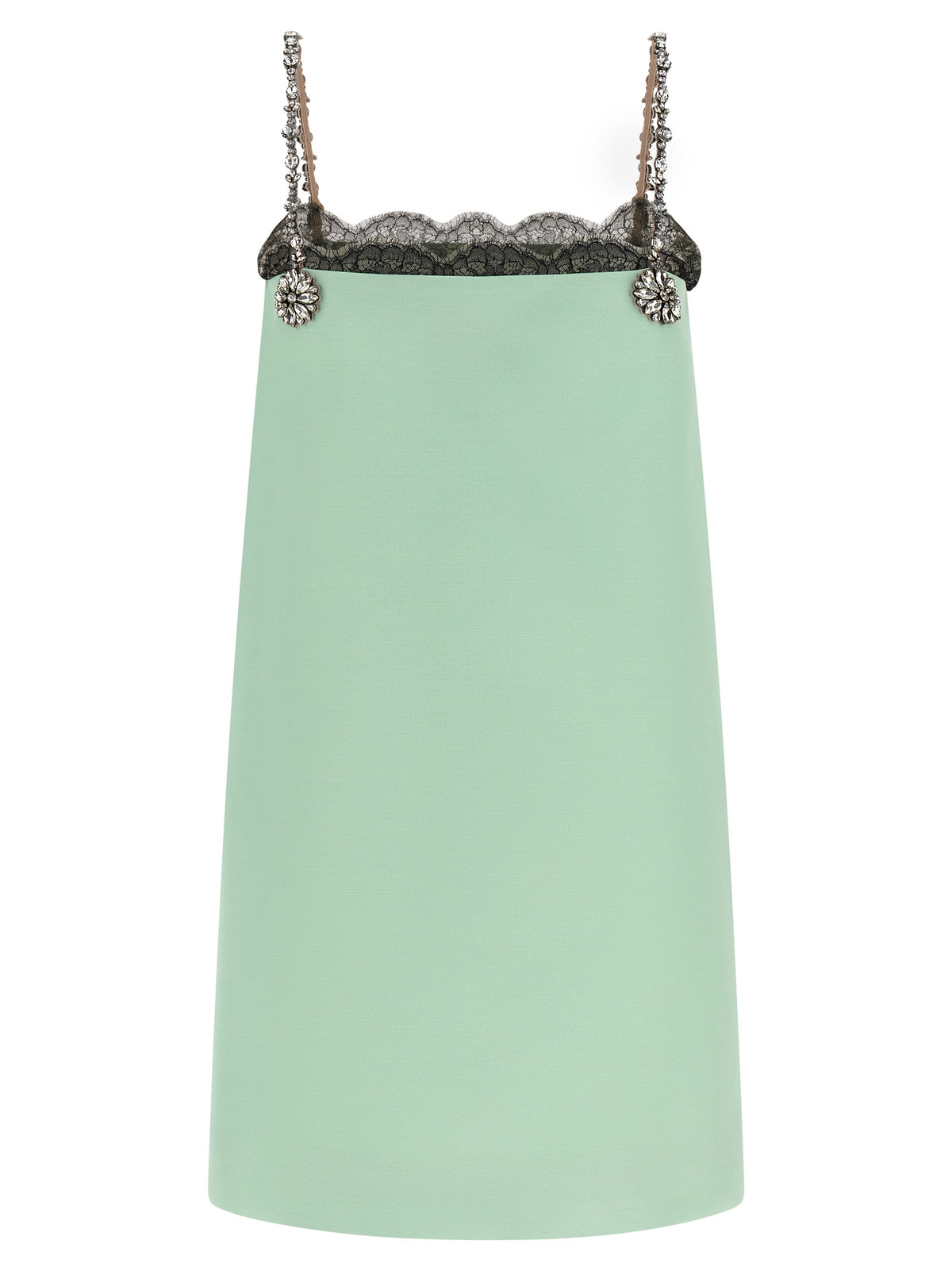 Valentino Garavani Bicolor Virgin Wool Short Dress