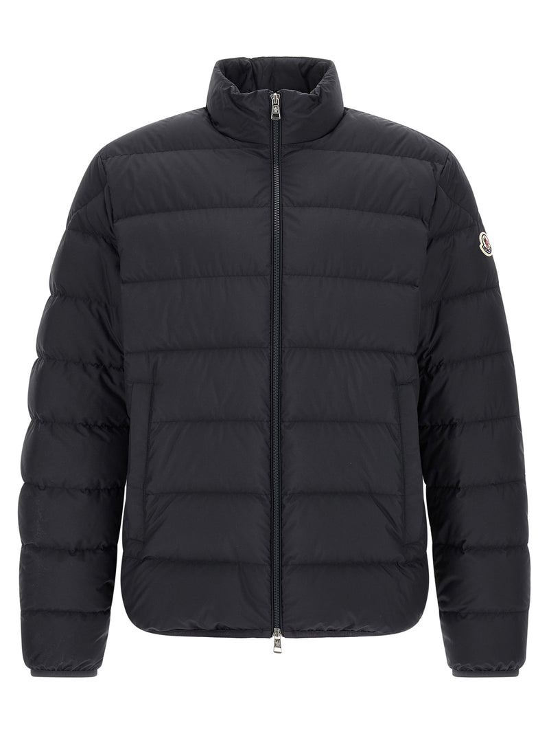 Moncler Baudinet Blue Polyester Full-Length Jacket
