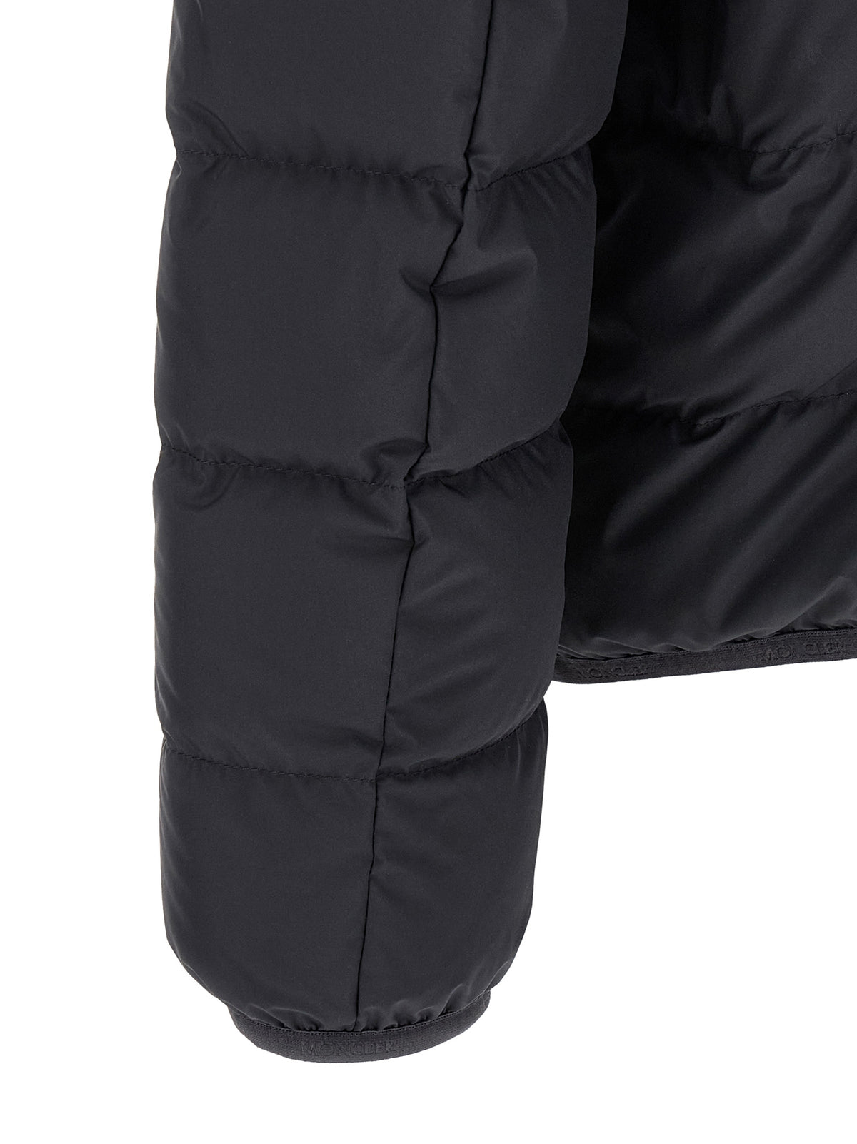 Moncler Blue Polyester Full-Length Jacket