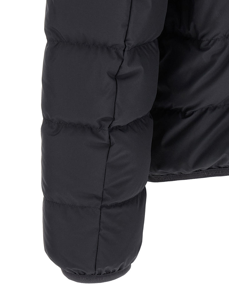 Moncler Baudinet Blue Polyester Full-Length Jacket