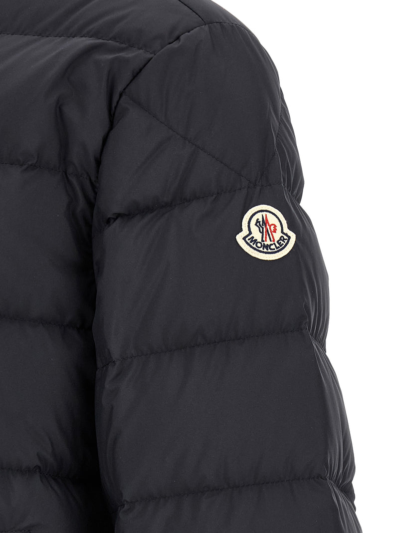 Moncler Baudinet Blue Polyester Full-Length Jacket