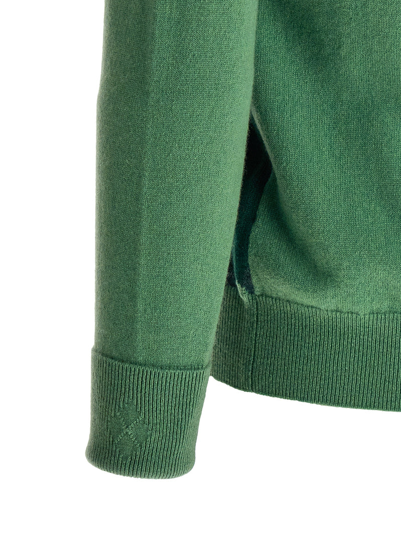 Ballantyne Bicolor Cashmere Cardigan - Luxurious Comfort