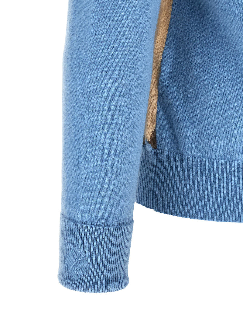 Ballantyne Blue Cashmere Cardigan - Luxurious Comfort
