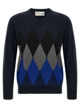 Ballantyne Blue Cashmere Cardigan