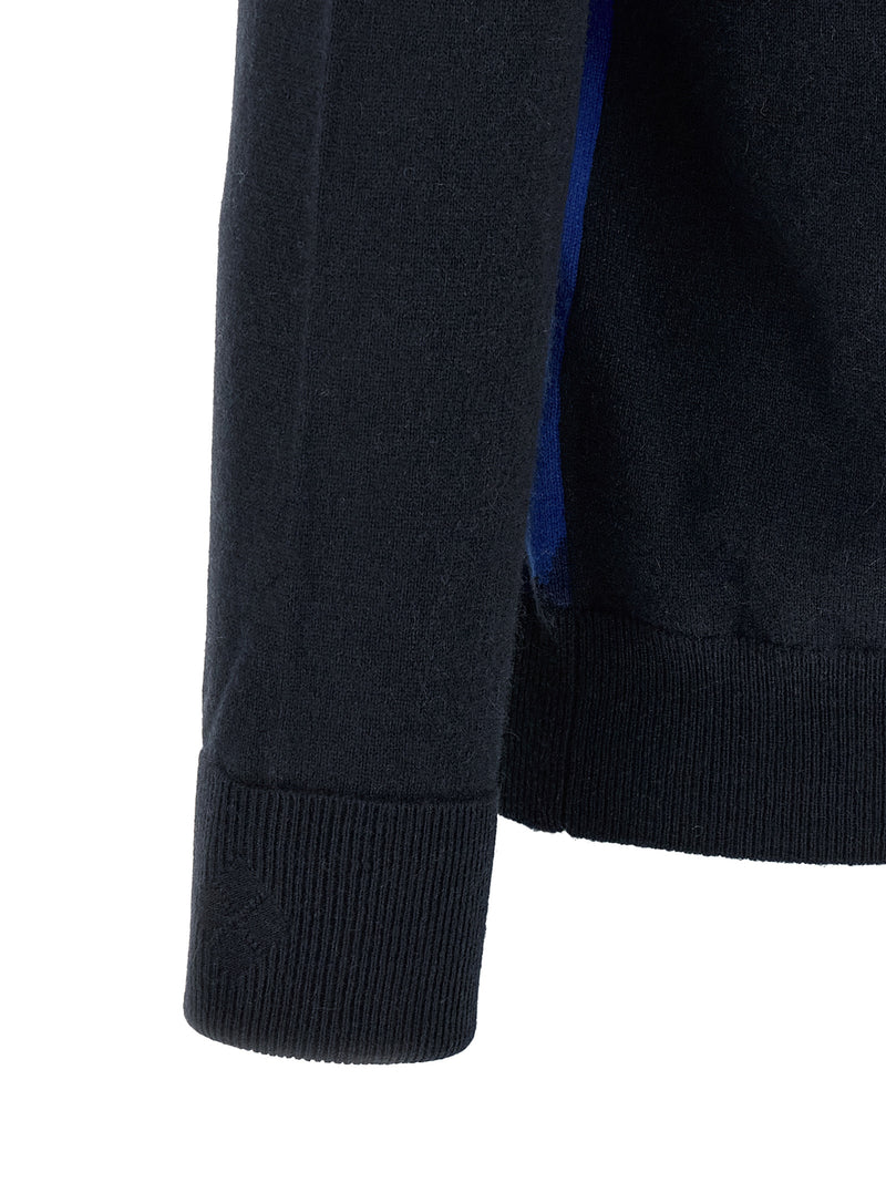 Ballantyne Blue Cashmere Cardigan - Luxurious Scottish Knitwear