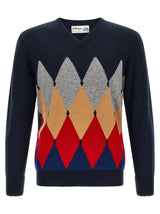 Ballantyne Blue Cashmere Cardigan