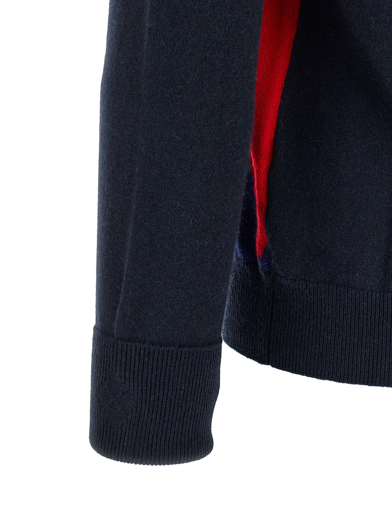 Ballantyne Blue Cashmere Cardigan - Luxurious Scottish Knitwear