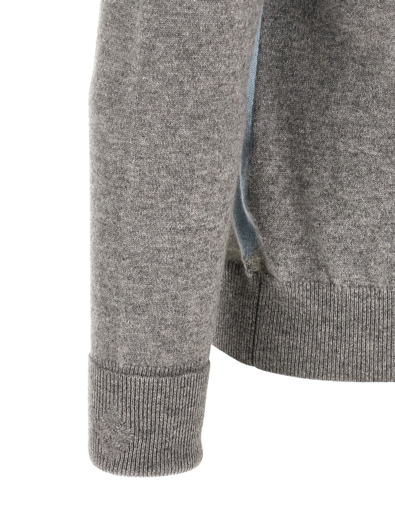 Ballantyne Gray Cashmere Cardigan - Timeless Elegance