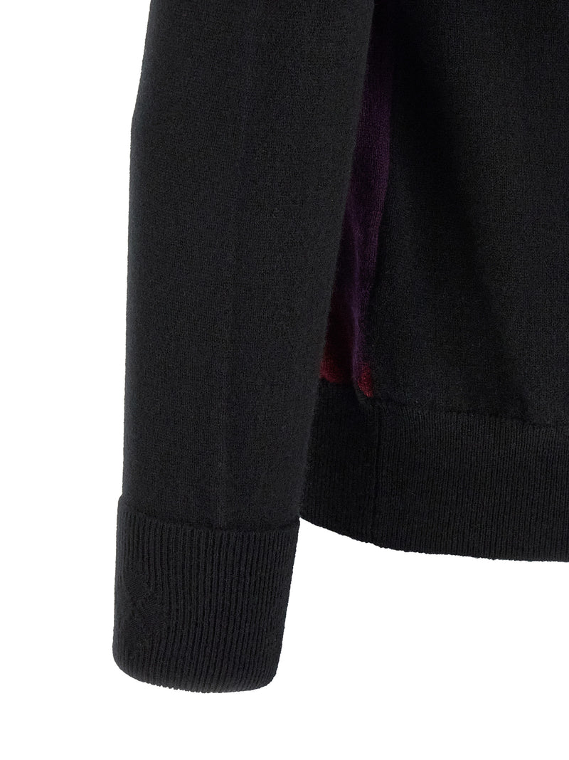 Ballantyne Black Cashmere Cardigan - Luxury Knitwear