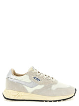 Autry White Cowhide Athletic Sneakers