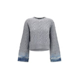 Haikure Gray Wool Oves Aries Sweatshirt