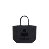 Isabel Marant Black Cotton Shoulder Bag