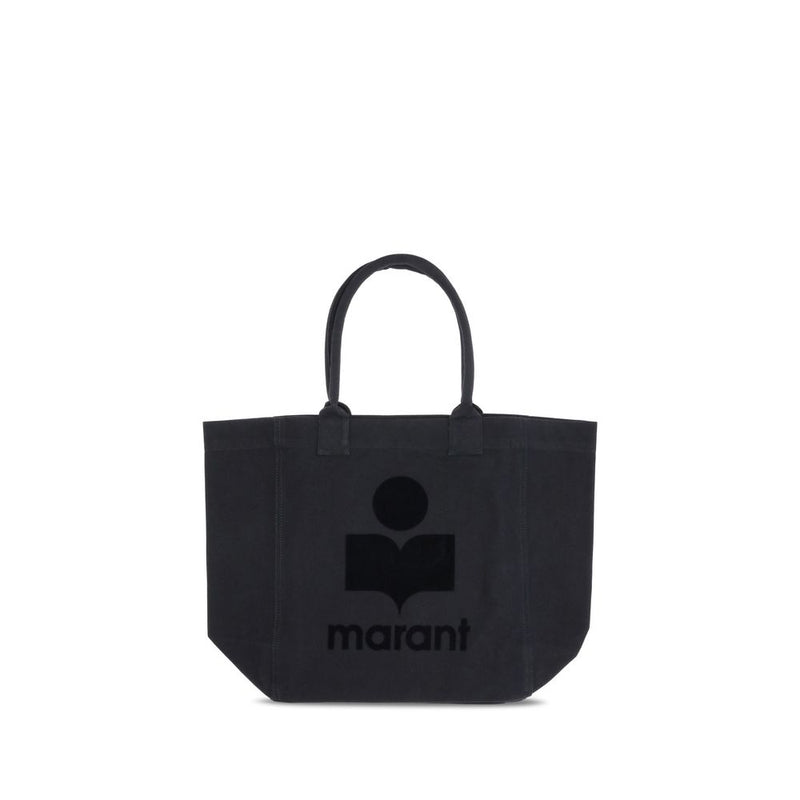 Isabel Marant Yenky Black Cotton Shoulder Bag