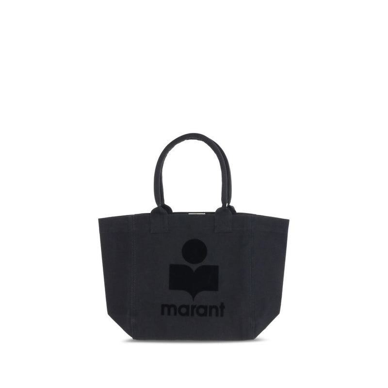 Isabel Marant Yenky Small Black Cotton Shoulder Bag
