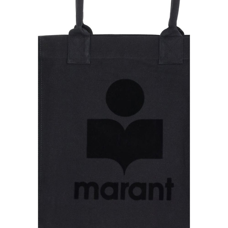 Isabel Marant Yenky Black Cotton Shoulder Bag