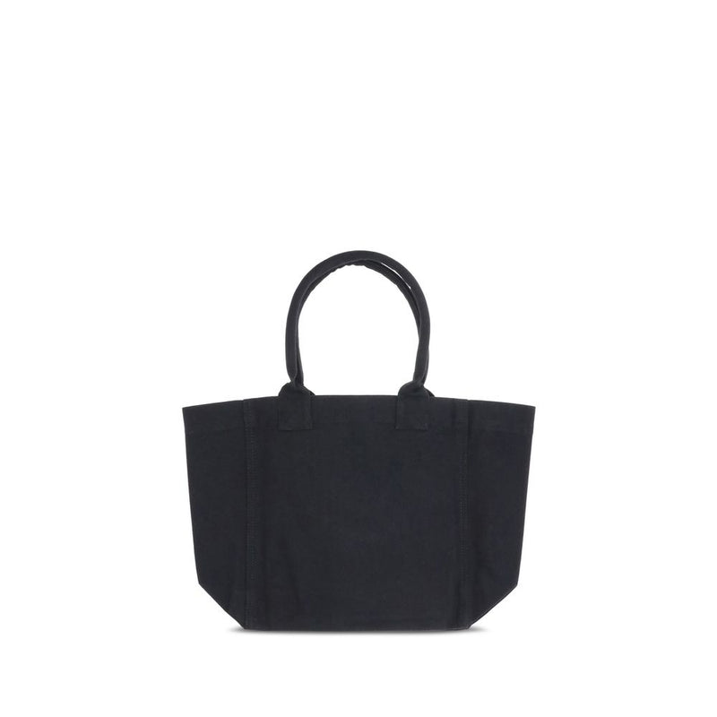 Isabel Marant Yenky Small Black Cotton Shoulder Bag