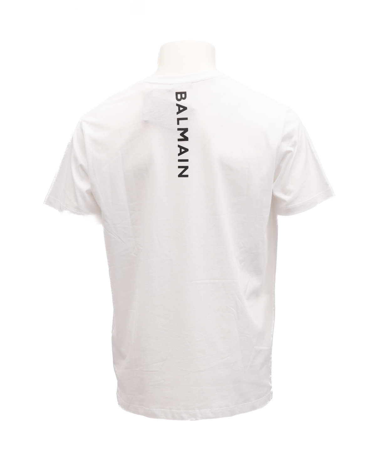 Balmain White Cotton T-Shirt