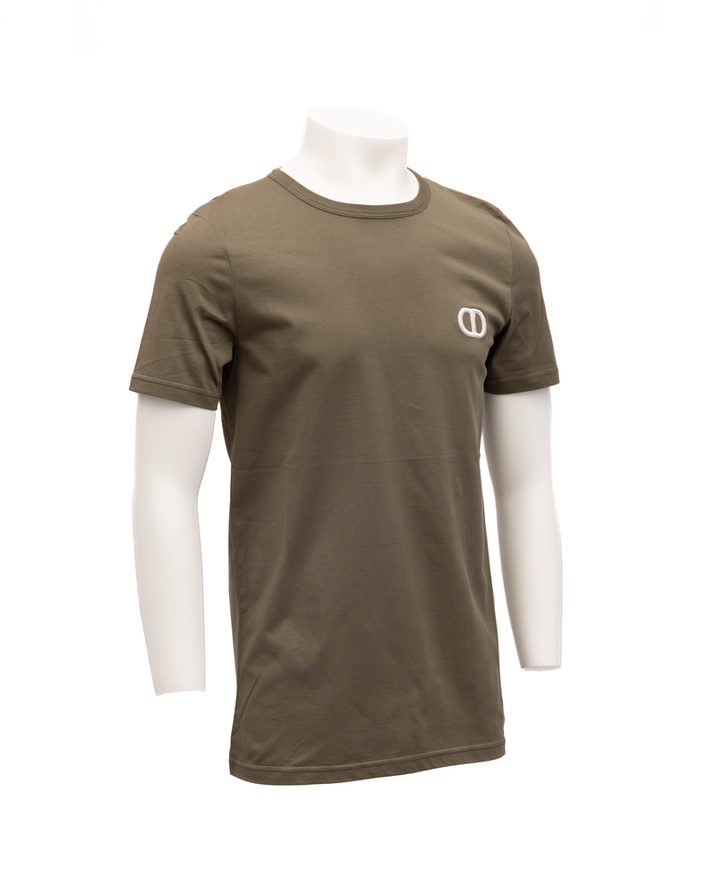 Dior Olive Green Cotton T-Shirt for Men