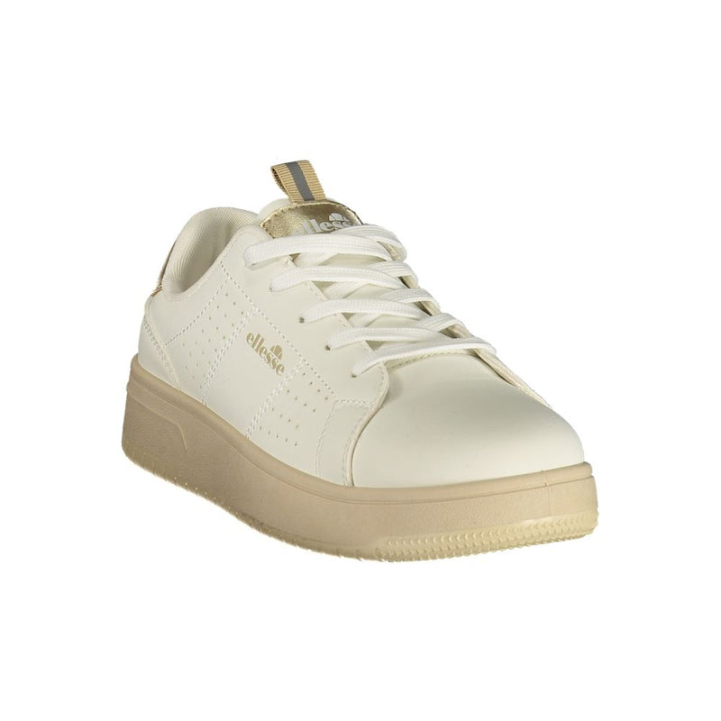 Ellesse Bianco Polyurethane Women's Sneaker - Stylish Comfort