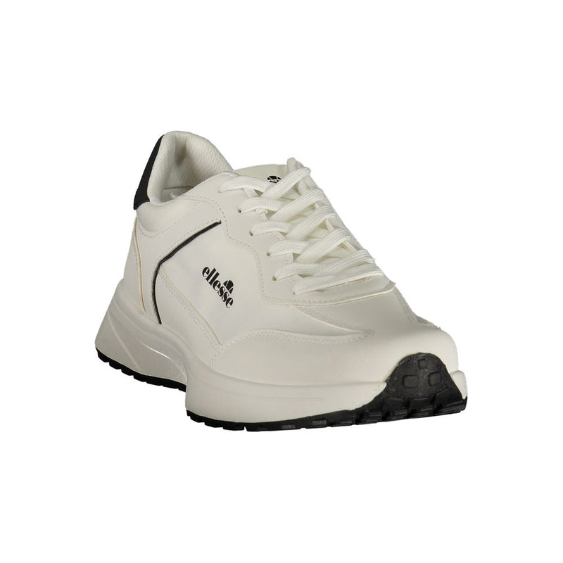 Ellesse White Polyurethane Men's Sneaker - Stylish Athletic Footwear
