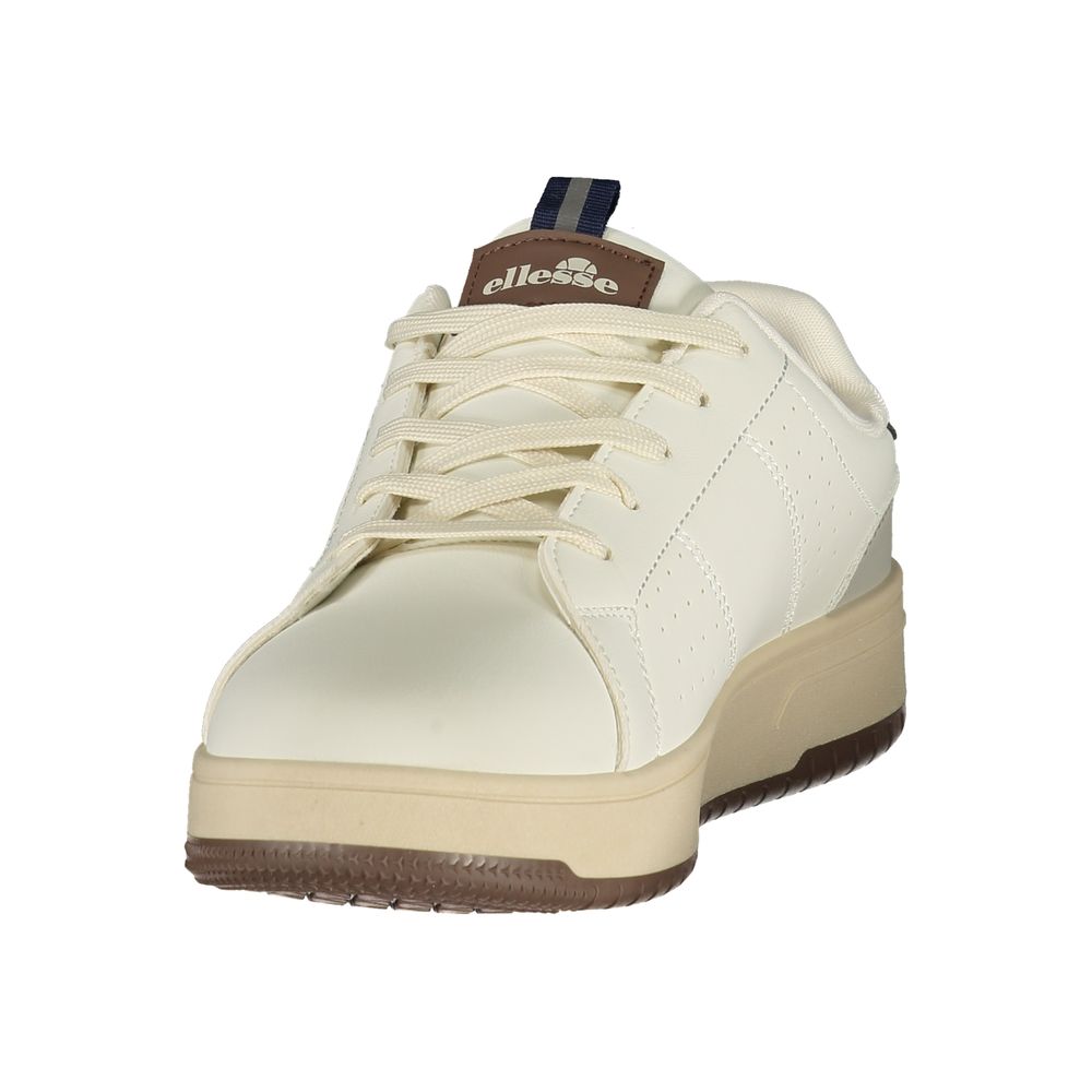 Ellesse White Polyurethane Men's Sneaker