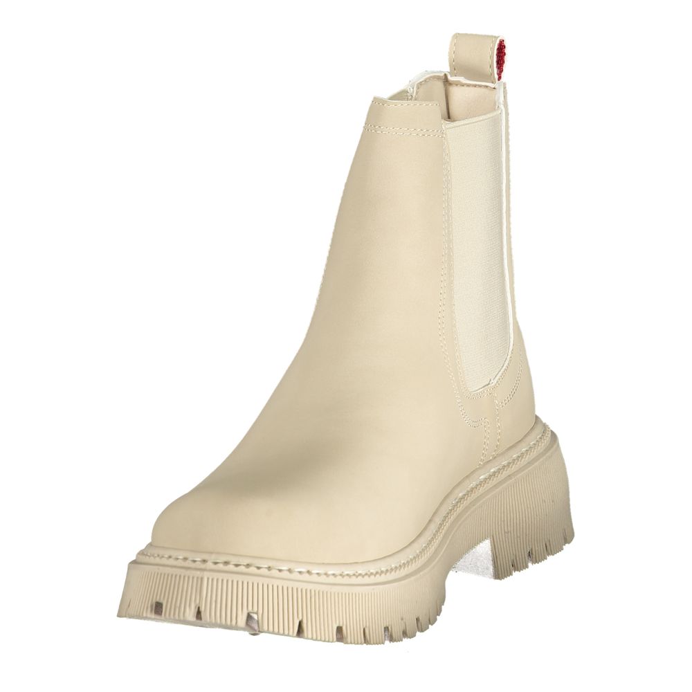 U.S. POLO ASSN. Beige Polyurethane Women's Booties