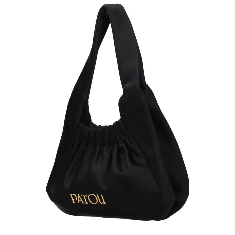 Patou Black Fabric Handbag - Stylish and Functional