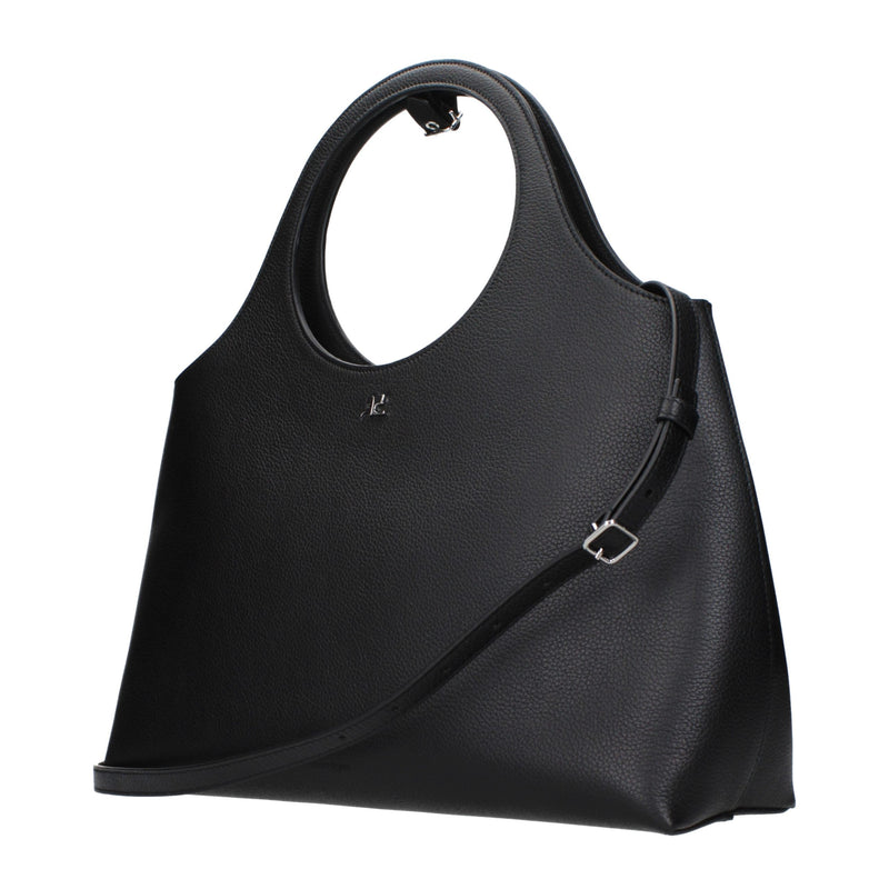 Courrèges Black Leather Handbag - Stylish and Versatile