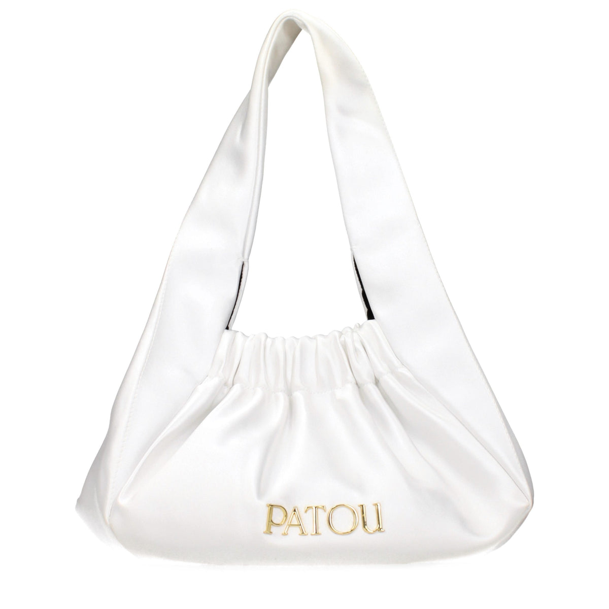 Patou White Fabric Handbag