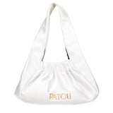 Patou White Fabric Handbag