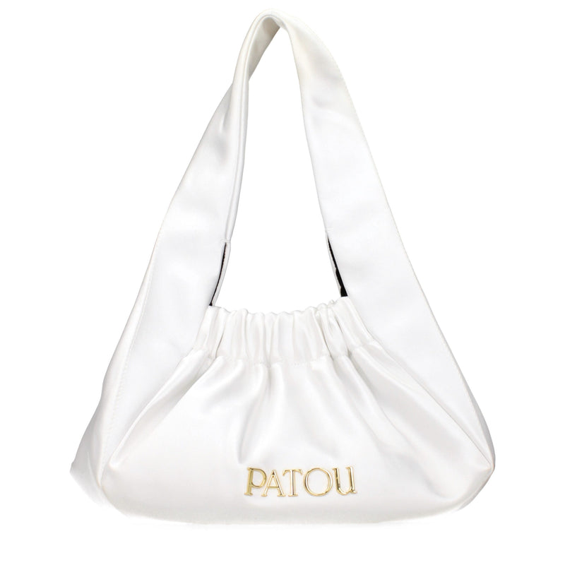 Patou White Fabric Handbag - Stylish and Versatile