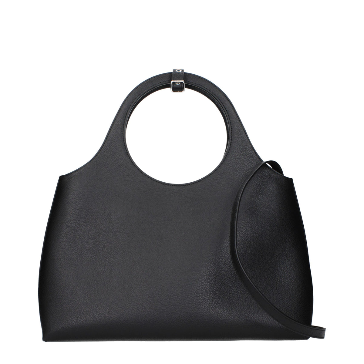 Courrèges Black Leather Handbag