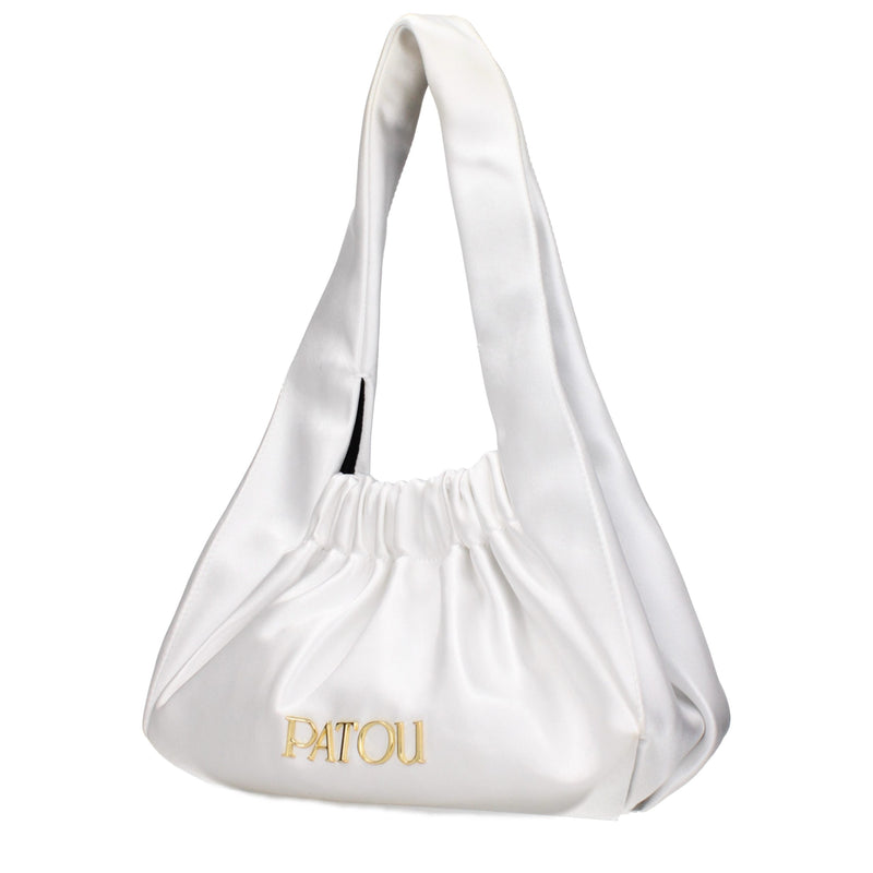 Patou White Fabric Handbag - Stylish and Versatile
