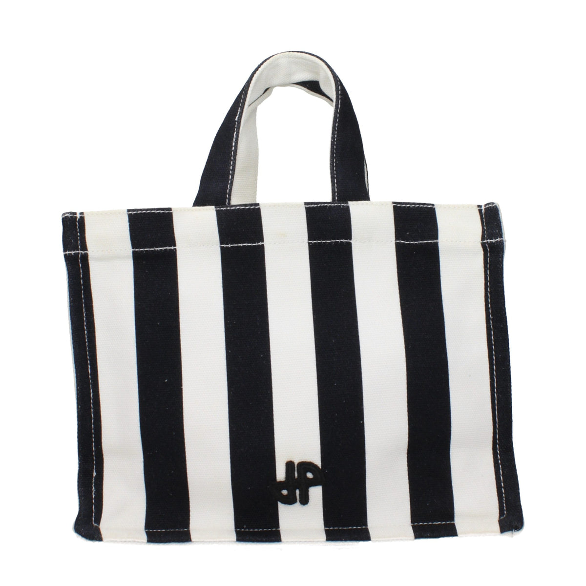 Patou Black Fabric Handbag