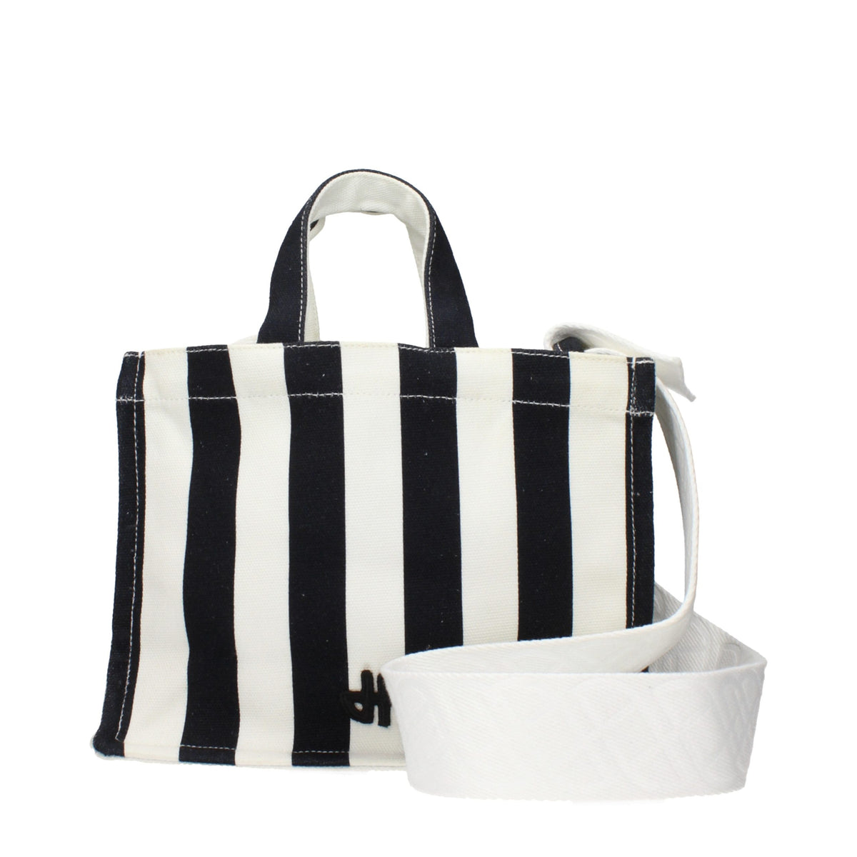 Patou Black Fabric Handbag