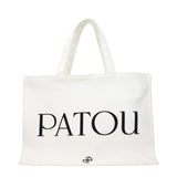Patou White Fabric Handbag