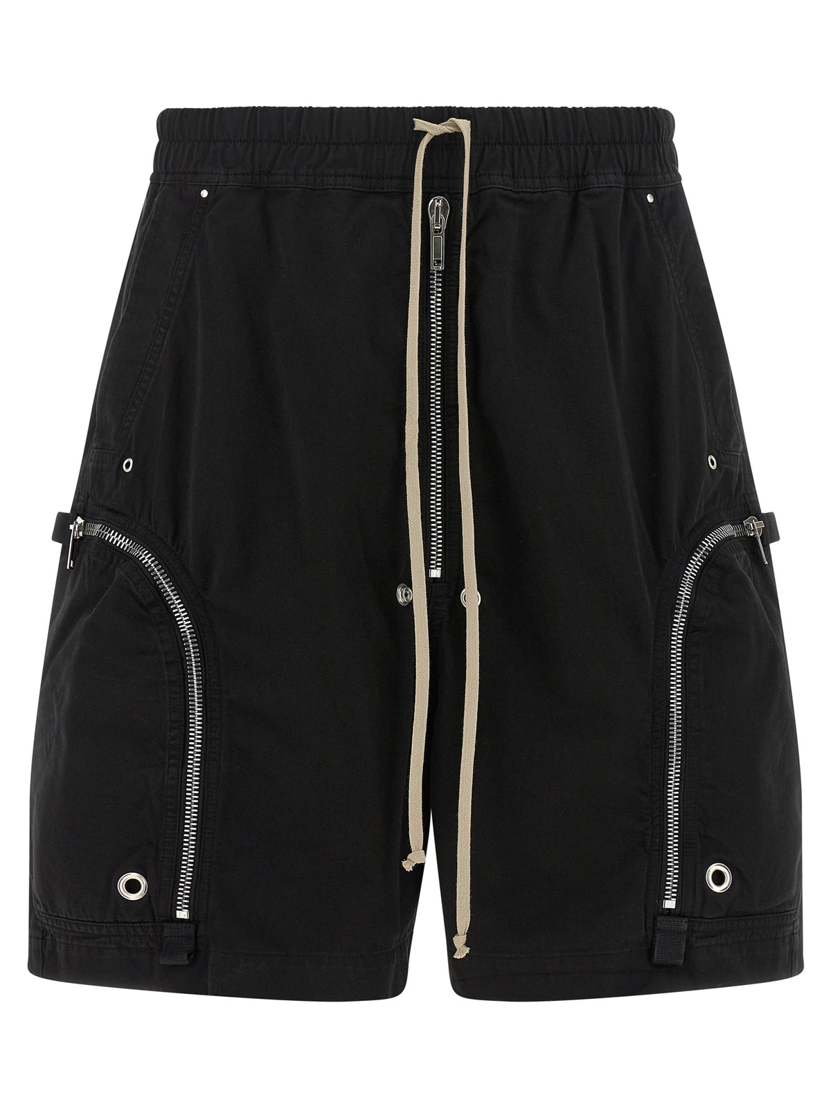 DRKSHDW Black Cotton Bermuda Shorts