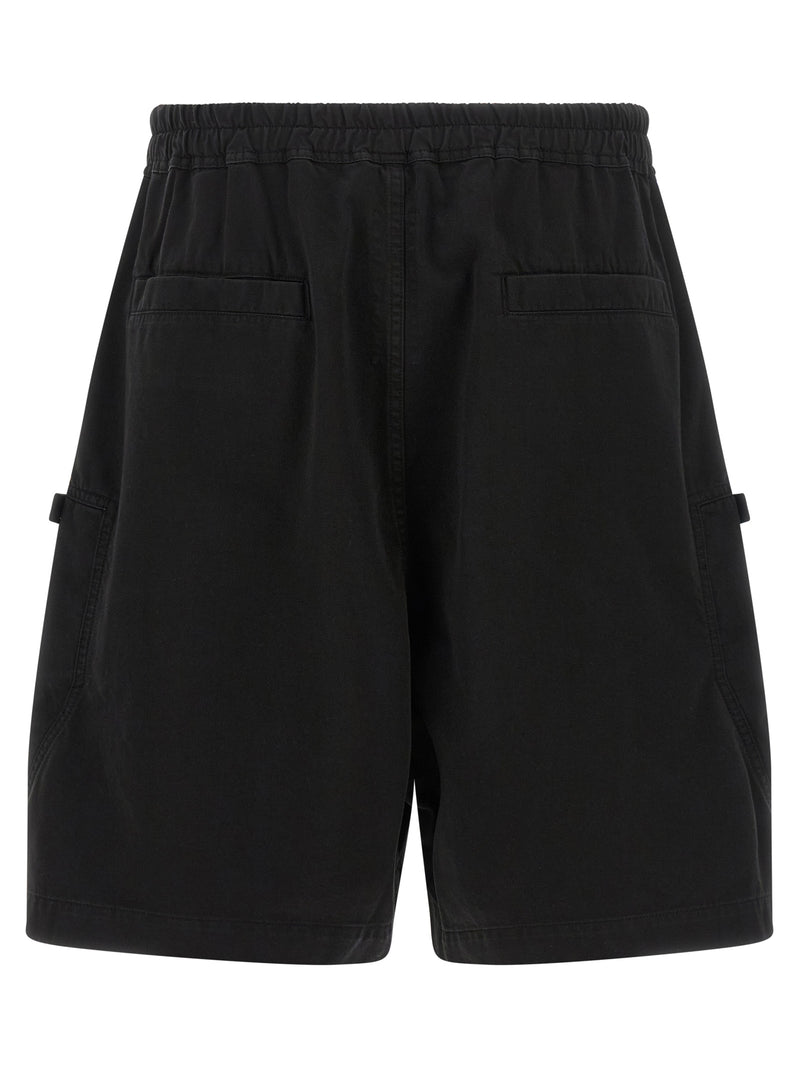 DRKSHDW Bauhaus Black Cotton Bermuda Shorts for Men