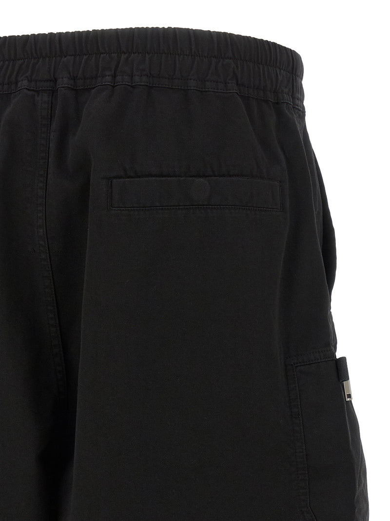DRKSHDW Bauhaus Black Cotton Bermuda Shorts for Men