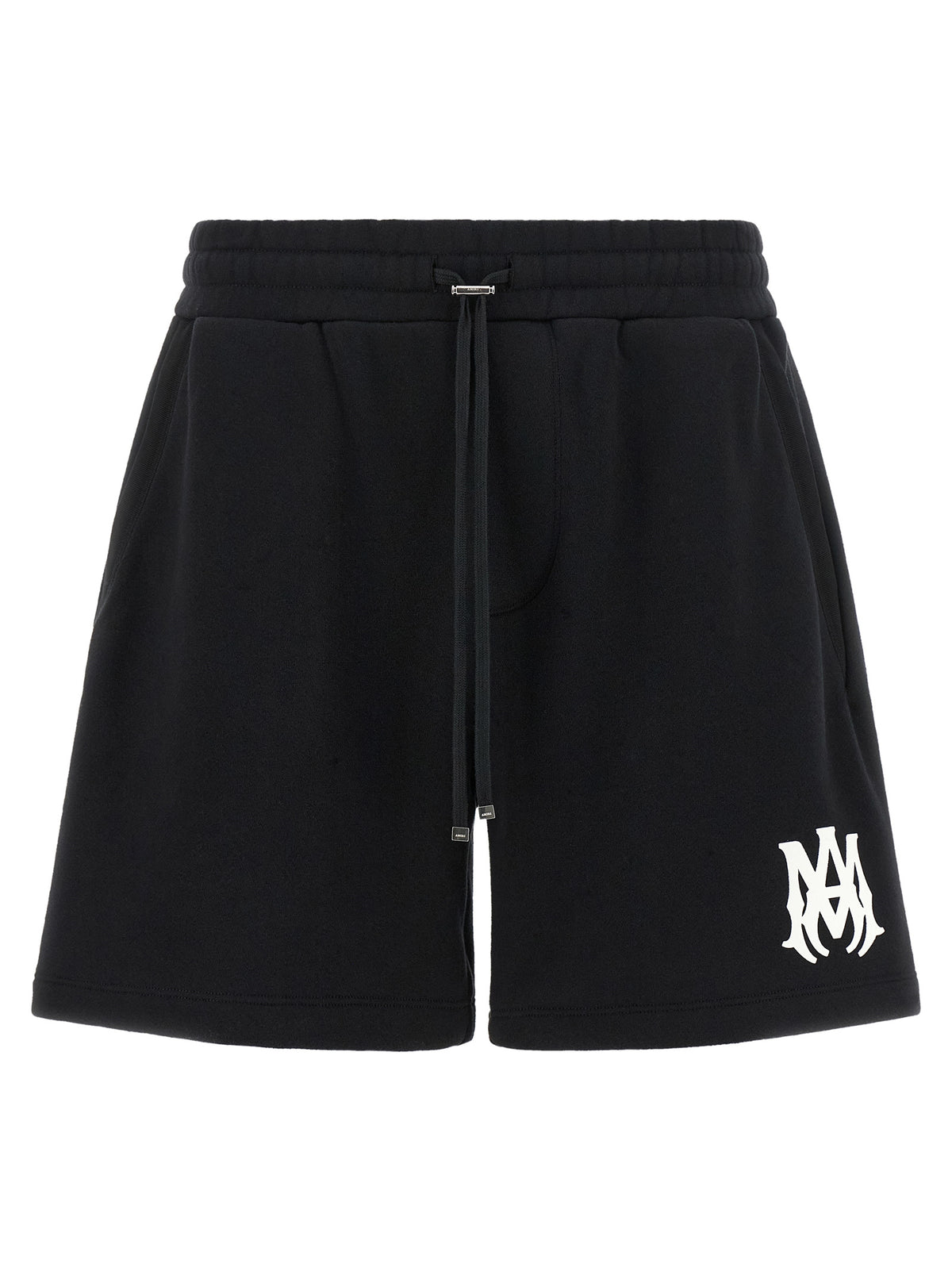 Amiri Black Cotton Bermuda Shorts