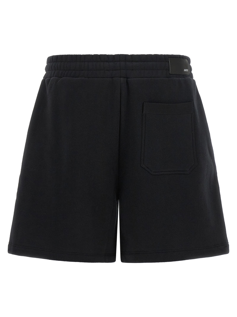 Amiri Black Cotton Bermuda Shorts - Casual Luxury