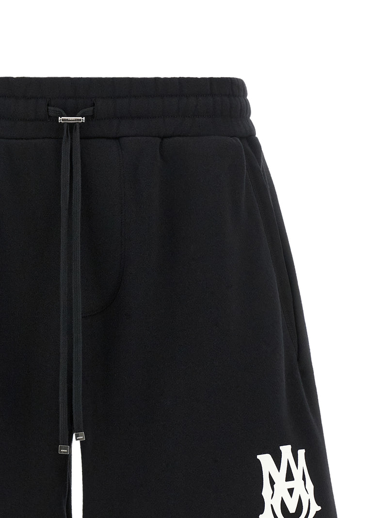 Amiri Black Cotton Bermuda Shorts - Casual Luxury