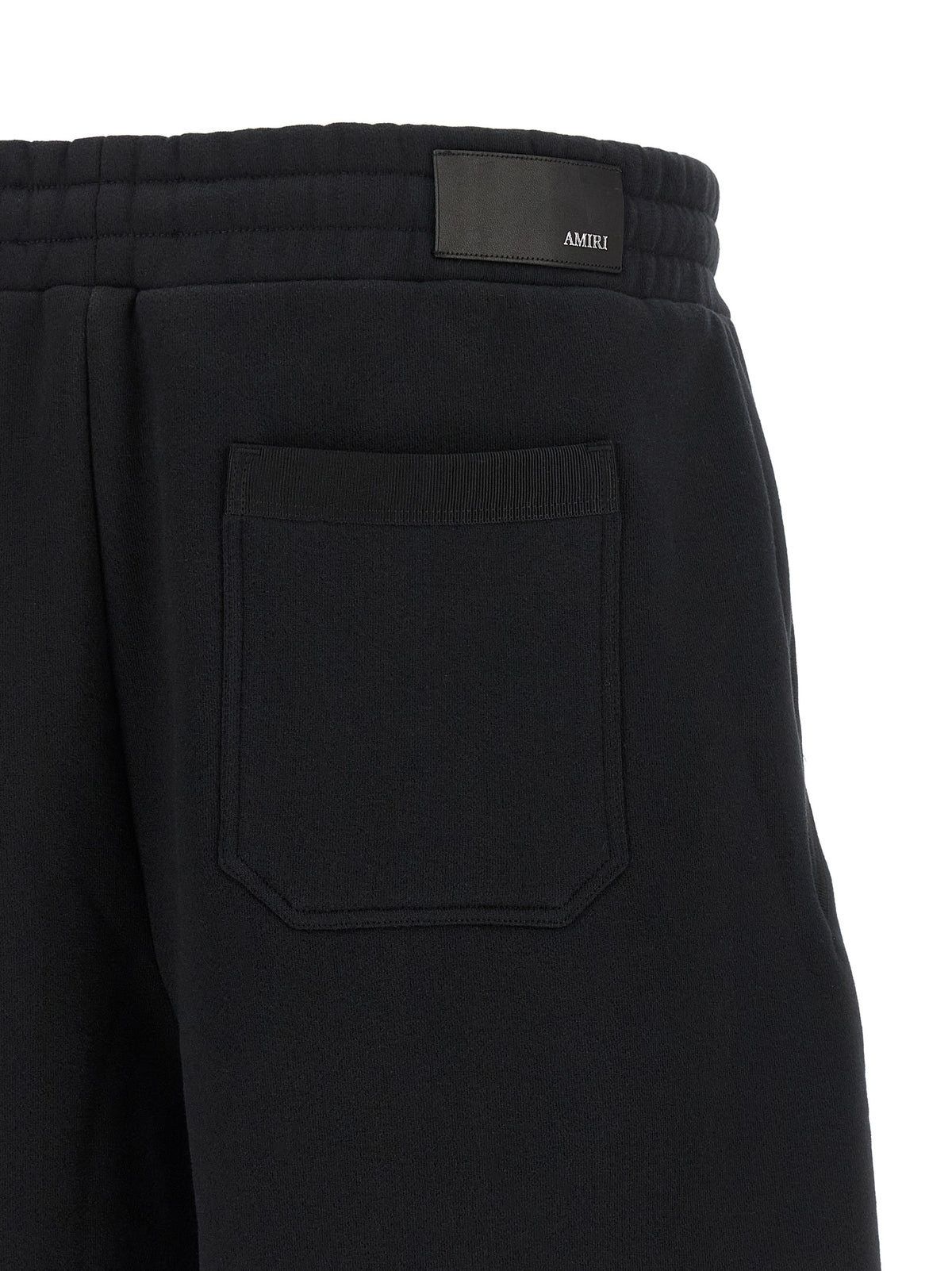 Amiri Black Cotton Bermuda Shorts