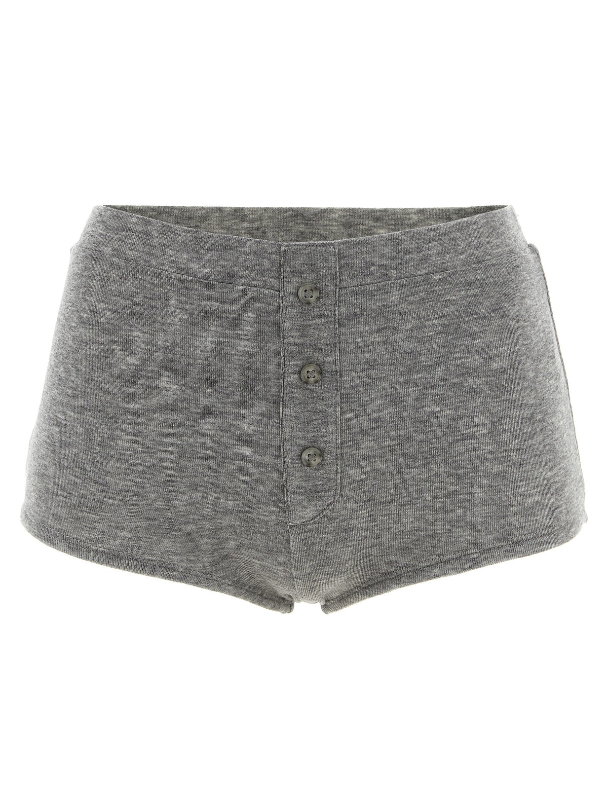 Entire Studios Gray Tencel Bermuda Shorts