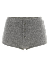 Entire Studios Gray Tencel Bermuda Shorts