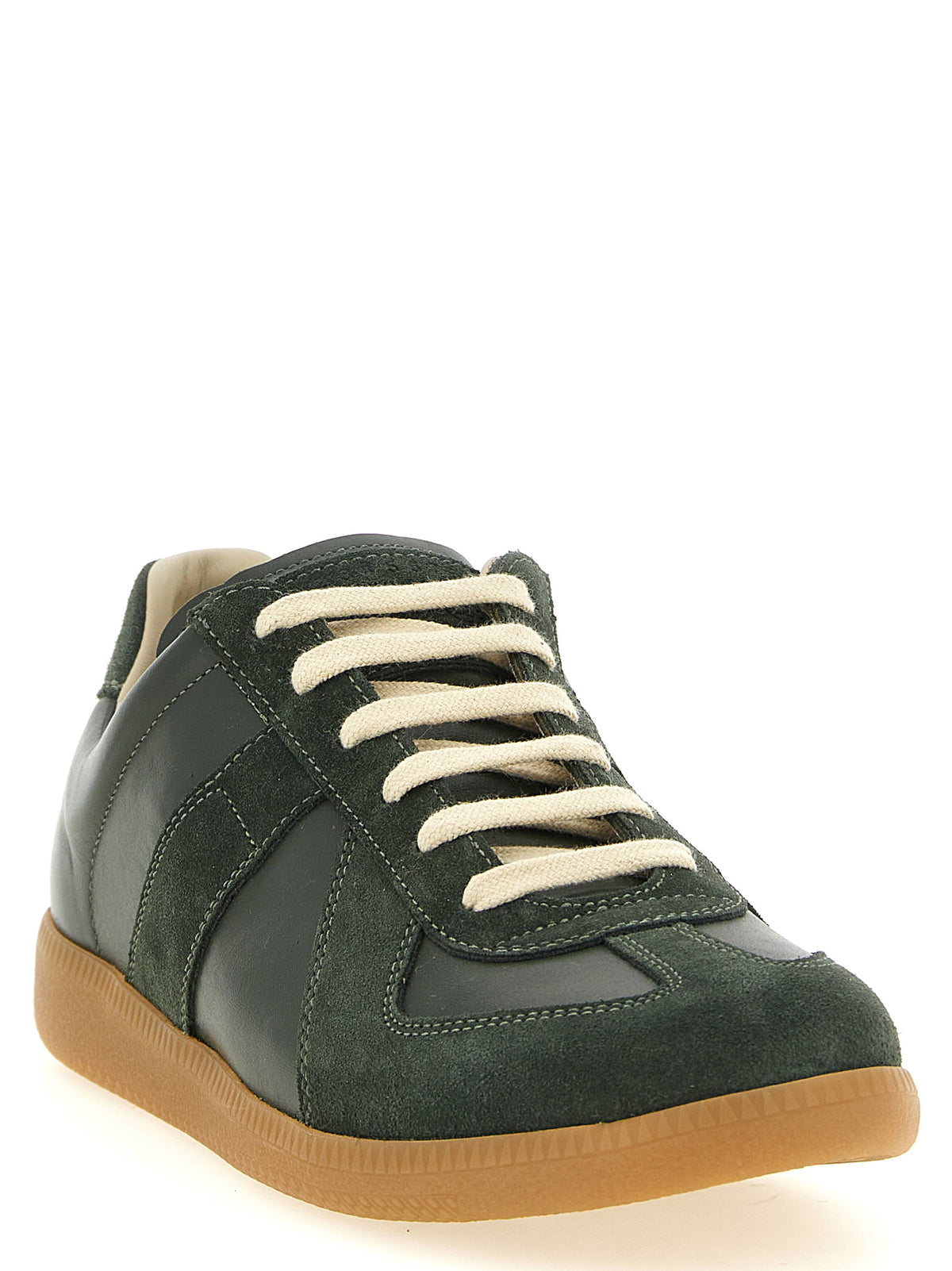 Maison Margiela Bicolor Calfskin Low Top Sneakers