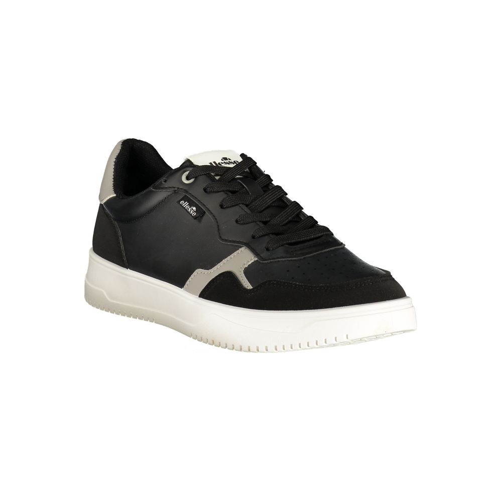 Ellesse Black Polyurethane Men's Sneaker