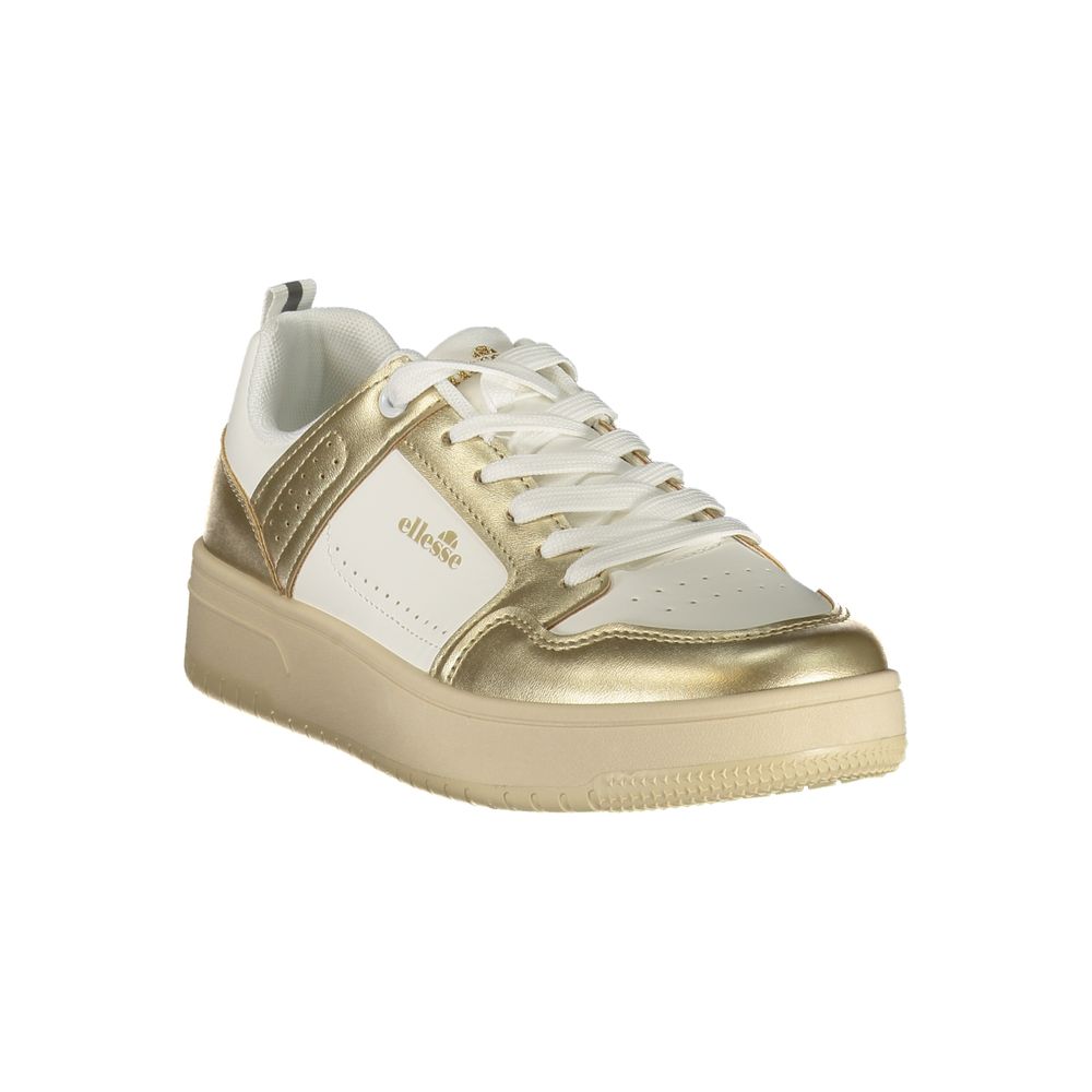 Ellesse White Polyurethane Women's Sneakers