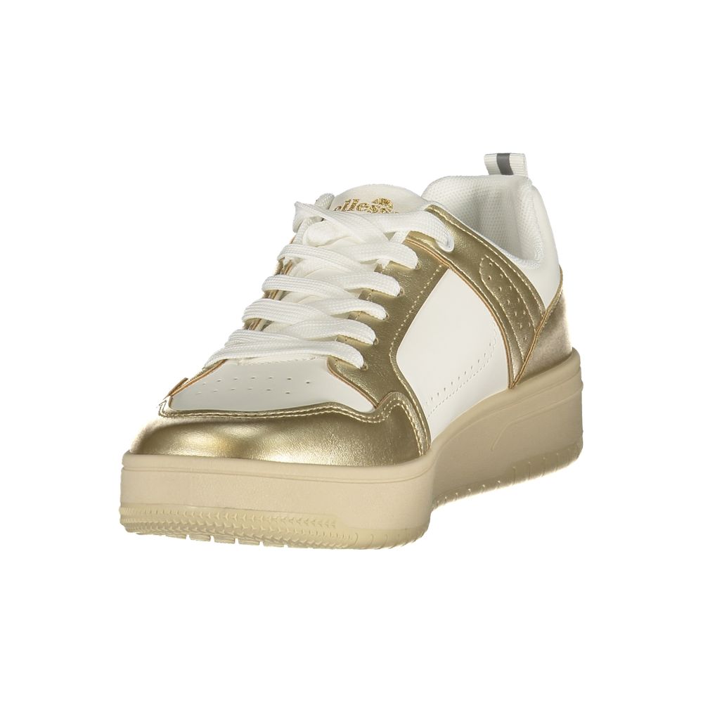 Ellesse White Polyurethane Women's Sneakers