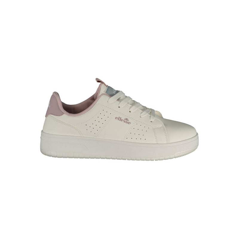 Ellesse White Polyurethane Women's Sneaker - Trendy Athletic Shoes